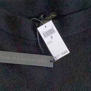 House of Harlow 1960 black knit staight pants